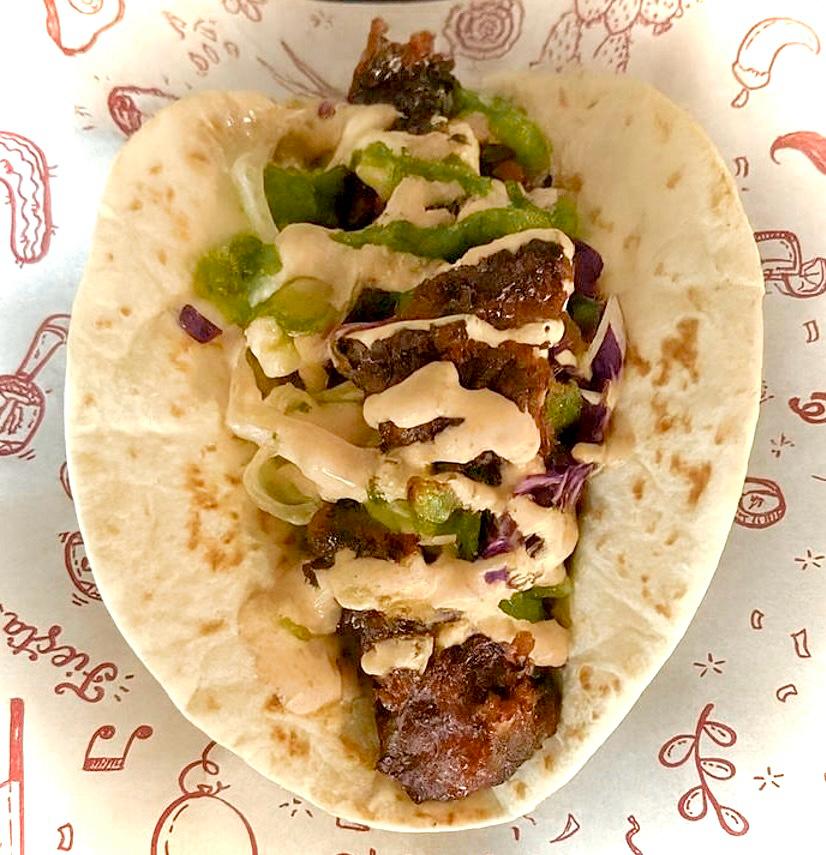 Fried Cauliflower / Gobhi Manchurian Taco