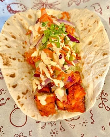 Butter Chicken Taco Butter Chicken Taco