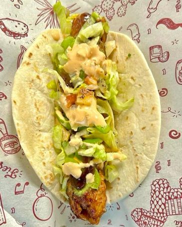 Chicken Seekh Kabab Taco Chicken Seekh Kabab Taco