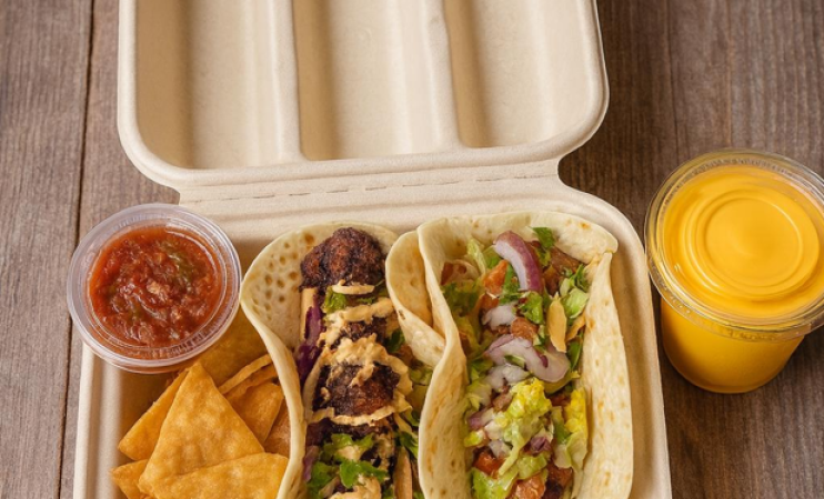 Taco – Chips and Salsa Meal Box Combo Taco - Chips and Salsa Meal Box Combo